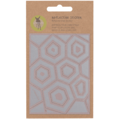 LÄSSIG Stickers Réfléchissants Pour Poussette/sac Hexagone