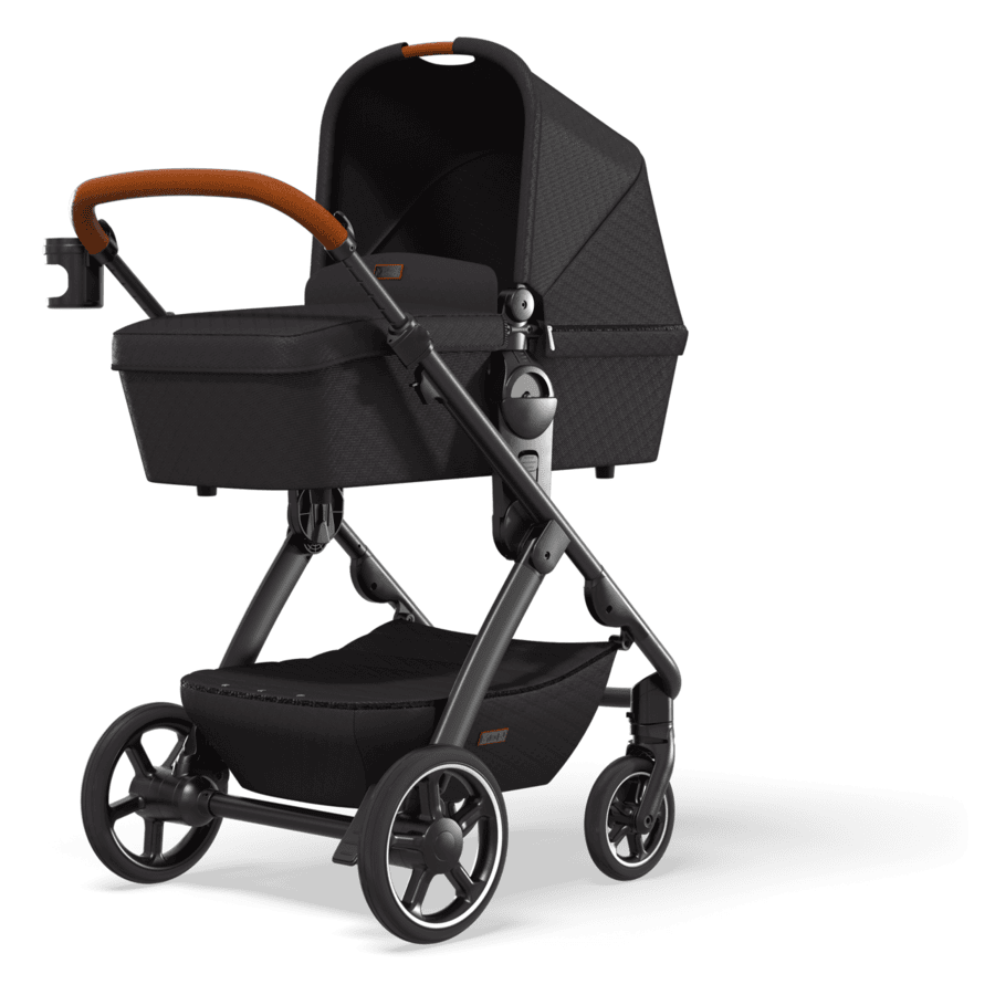 MOON Poussette Duo Combinée 2en1 N°ONE Grey/black Collection 2021 1 MOON Poussette Duo Combinée 2en1 N°ONE Grey/black Collection 2021