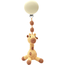 NatureZoo Of Denmark Hochet Pour Poussette Girafe Jaune