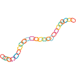 Playgro Chaîne De Poussette Anneaux En Lien 40134