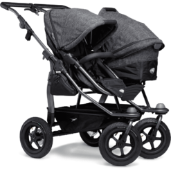 Tfk Poussette Double Combinée Côte à Côte Duo Air Premium Anthracite