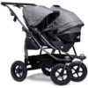 Tfk Poussette Double Combinée Côte à Côte Duo Air Premium Gris