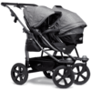 Tfk Poussette Double Combinée Duo Ecco Côte à Côte Premium Gris