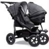 Tfk Poussette Double Côte à Côte Duo Air Premium Anthracite