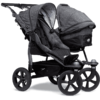 Tfk Poussette Double Côte à Côte Duo Ecco Premium Anthracite