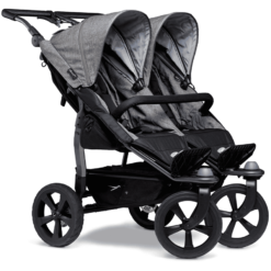 Tfk Poussette Double Côte à Côte Duo Ecco Premium Gris